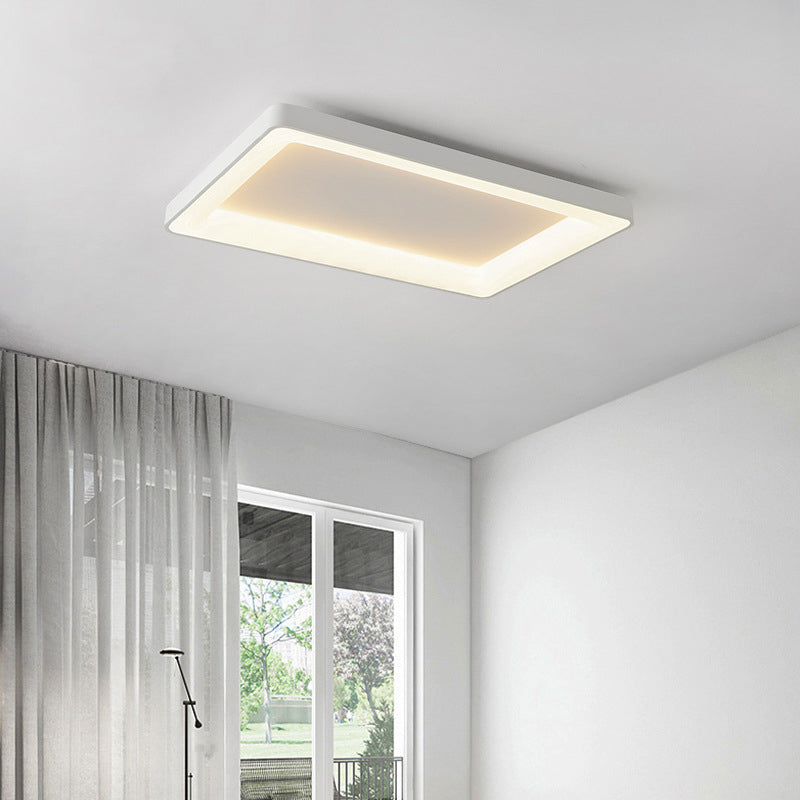 Rechthoekige spoelbevestiging plafondlicht Modern Flush Mount Plafond Armture