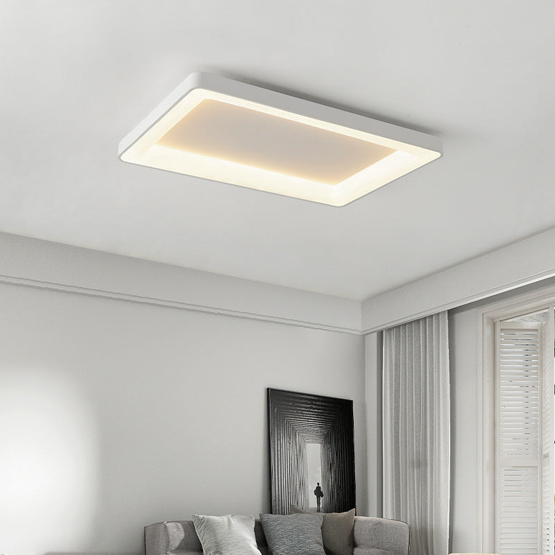 Rechthoekige spoelbevestiging plafondlicht Modern Flush Mount Plafond Armture