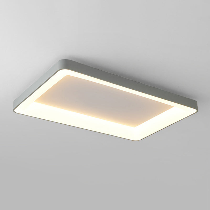 Luz de techo de montaje de lavado rectangular Moderno Flush Mount Techo Fixure