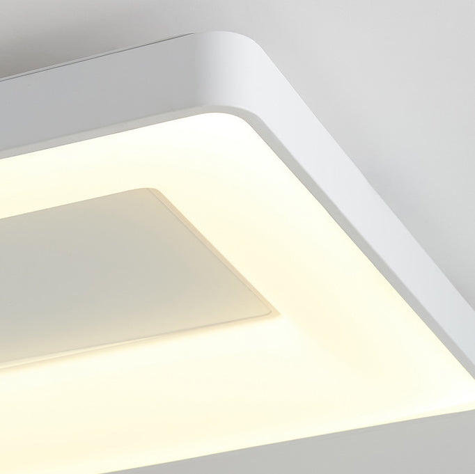 Rechthoekige spoelbevestiging plafondlicht Modern Flush Mount Plafond Armture