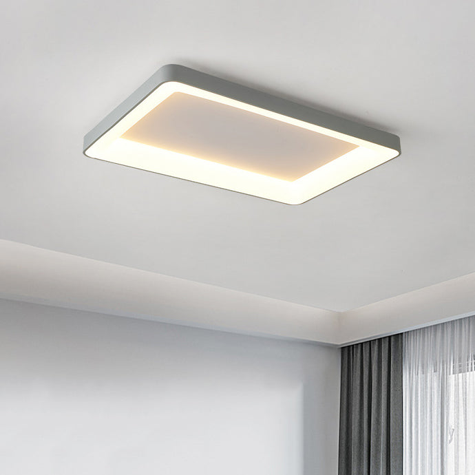 Rechthoekige spoelbevestiging plafondlicht Modern Flush Mount Plafond Armture