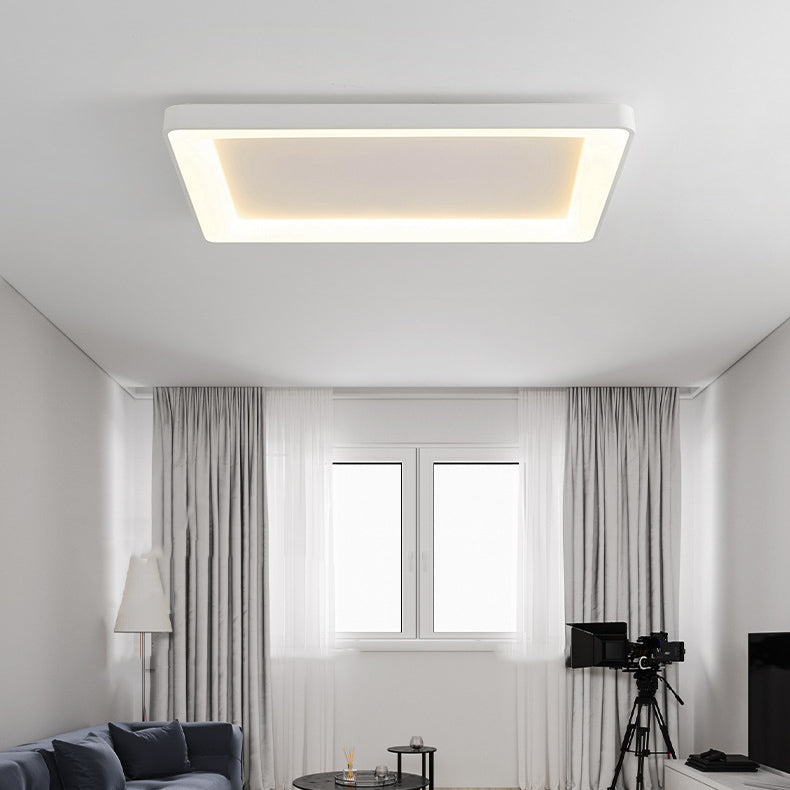 Rechthoekige spoelbevestiging plafondlicht Modern Flush Mount Plafond Armture