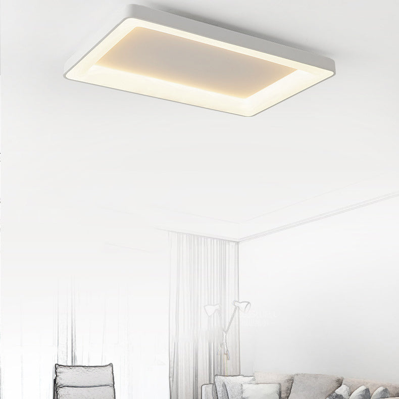 Rechthoekige spoelbevestiging plafondlicht Modern Flush Mount Plafond Armture