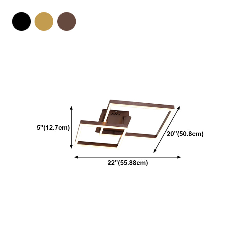 Moderne stijl lineaire vorm plafondarmaturen metaal spoelplafond verlichtingsarmaturen