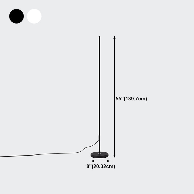 Metall lineare Formbodenbeleuchtung moderne 1-Licht-Bodenbeleuchtung