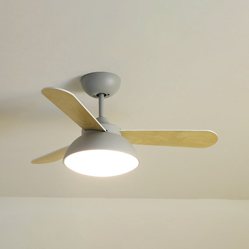 Modern Style Ceiling Fan Lighting Metal 1 Light Ceiling Fan Lighting for Children's Room