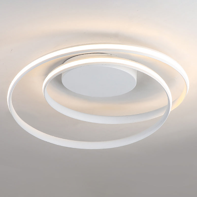 Modern Style Linear Shape Ceiling Lamp Metal 1 Light Ceiling Lighting for Dining Room