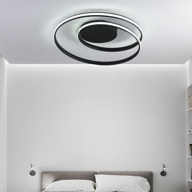 Lampada a soffitto a forma lineare in stile moderno 1 Metal 1 illuminazione a soffitto per sala da pranzo