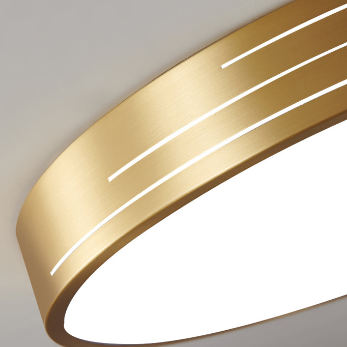 Forma di geometria in stile moderno Forma del soffitto metallo 1 luce a soffitto a soffitto in oro