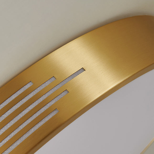 Forma di geometria in stile moderno Forma del soffitto metallo 1 luce a soffitto a soffitto in oro