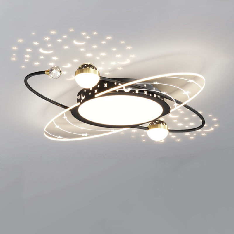 Modern Style Geometry Shape Ceiling Fixtures Metal Flush Mount Lights