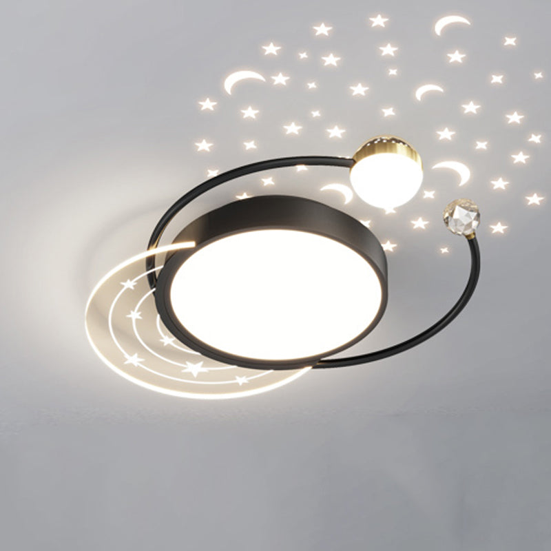 Modern Style Geometry Shape Ceiling Fixtures Metal Flush Mount Lights