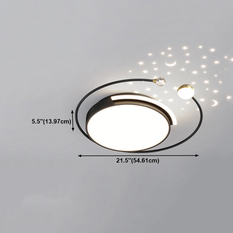 Forme de géométrie de style moderne Assesses de plafond Metal Flush Mount Lights