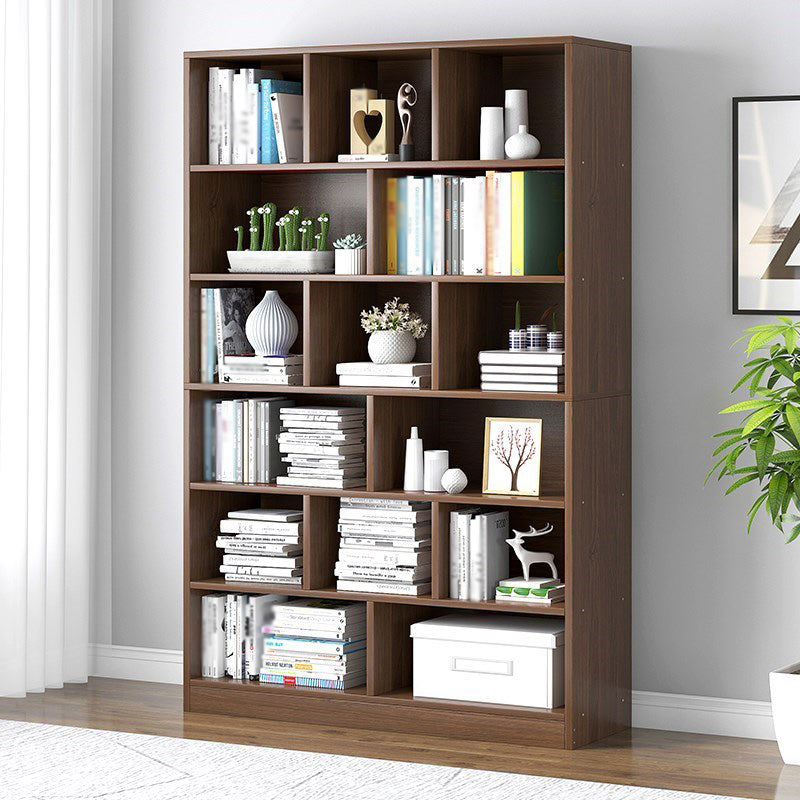 Libreria standard di legno fabbricato scandinavo chiuso verticale scaffale