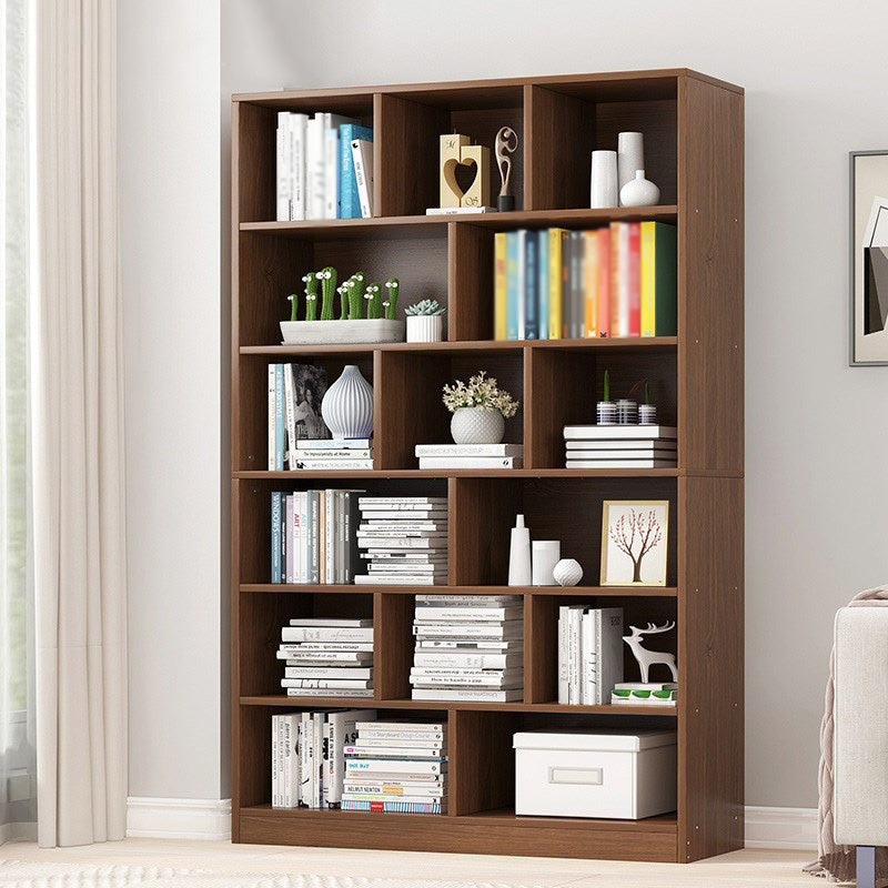 Libreria standard di legno fabbricato scandinavo chiuso verticale scaffale