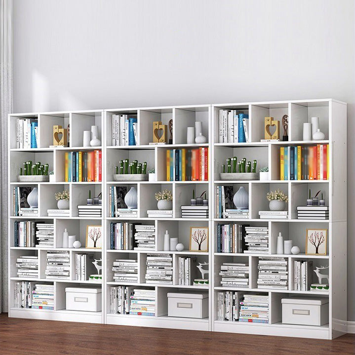 Libreria standard di legno fabbricato scandinavo chiuso verticale scaffale