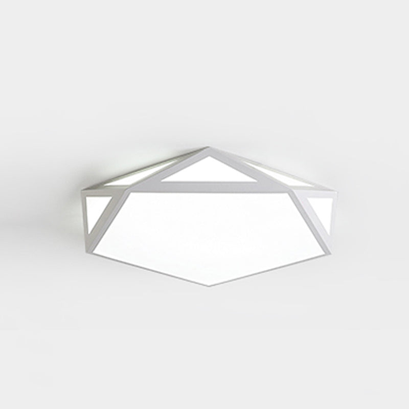 Metall Geometrische Schattenspülung Deckenleuchte moderne Style 1 Light Flush Mount -Vorrichtung