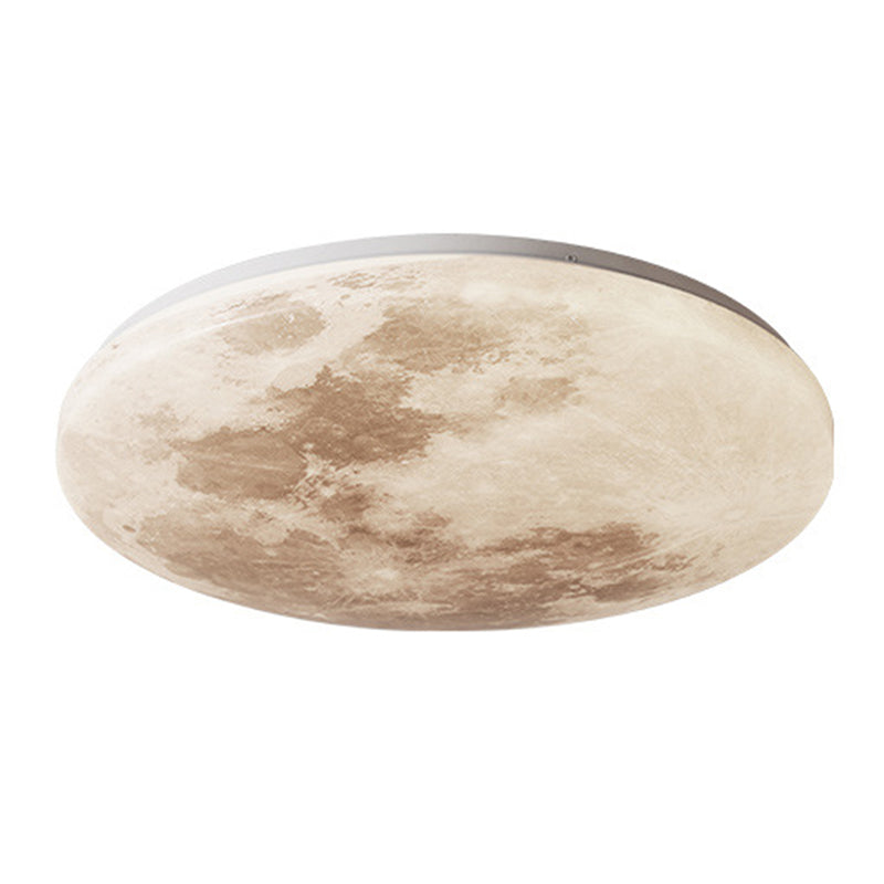 Moon-shaped Flush Mount Ceiling Light Modern LED Flush Mount Ceiling Fixture