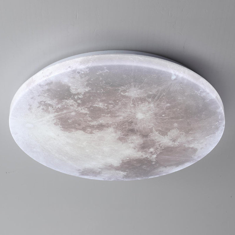 Moon-shaped Flush Mount Ceiling Light Modern LED Flush Mount Ceiling Fixture