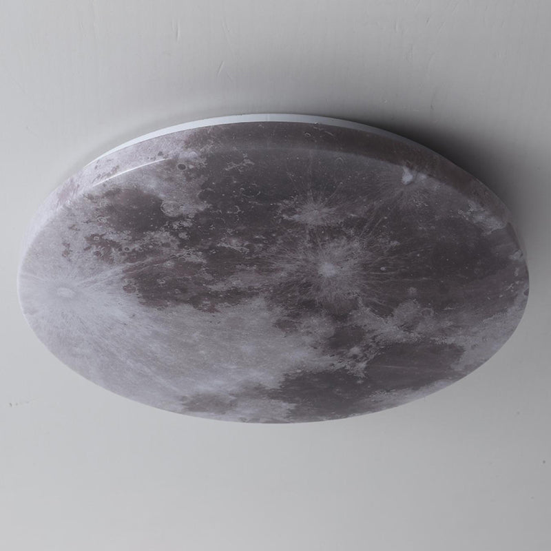 Moon-shaped Flush Mount Ceiling Light Modern LED Flush Mount Ceiling Fixture