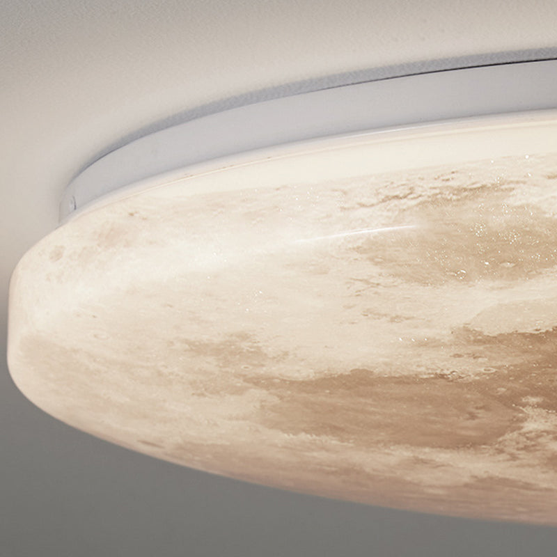 Luce del soffitto a filo a filo a forma di luna Luce moderno a filo a sfioramento del soffitto