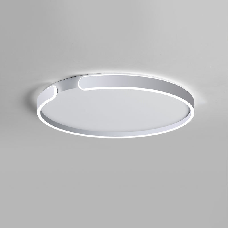 Géométrie de style moderne Forme de plafond Plafond Metal 1 Light Flush Mount Plafond Plafond Fixture