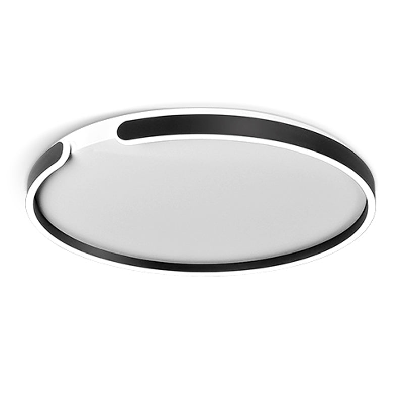 Géométrie de style moderne Forme de plafond Plafond Metal 1 Light Flush Mount Plafond Plafond Fixture