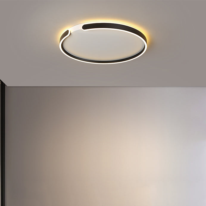 Modern Style Geometry Shape Ceiling Fixture Metal 1 Light Flush Mount Ceiling Fixture