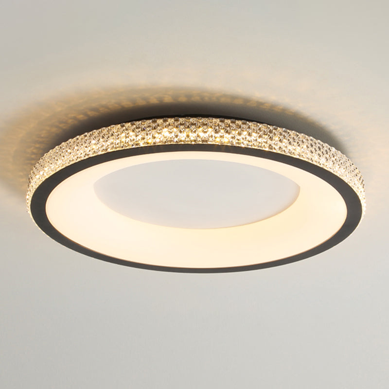 Metall runde Form Flush Mount Deckenleuchte moderne 1-Licht-Spülhalterdedecke