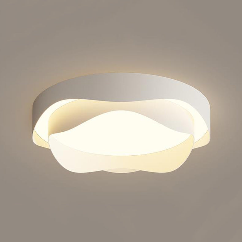 2 Light Plafond Lighting Modern Style Metal Plafond Light pour le salon