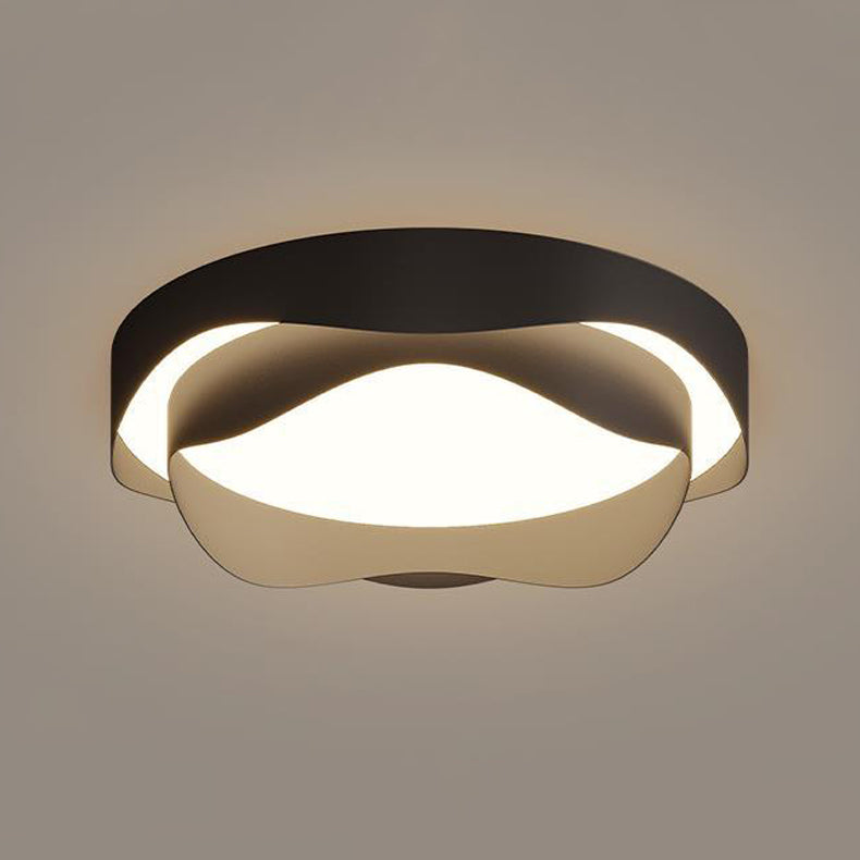 2 Light Ceiling Lighting Modern Style Metal Ceiling Light for Living Room