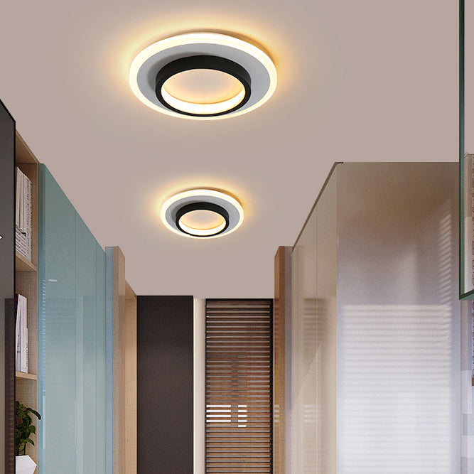 2 Light Ceiling Lighting Modern Style Metal Ceiling Light for Bedroom