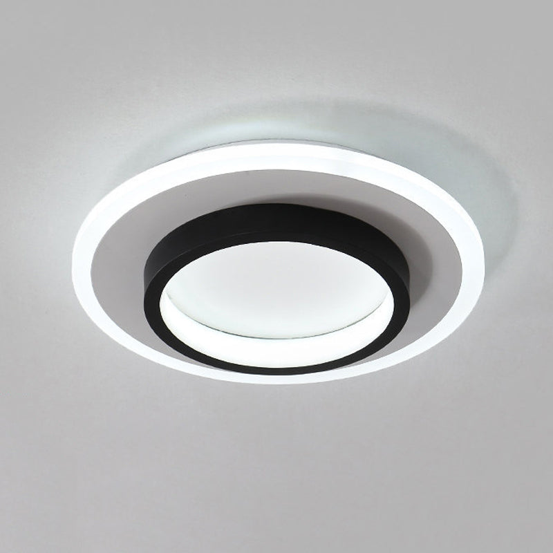 2 illuminazione a soffitto leggera Luce a soffitto in metallo moderno per camera da letto