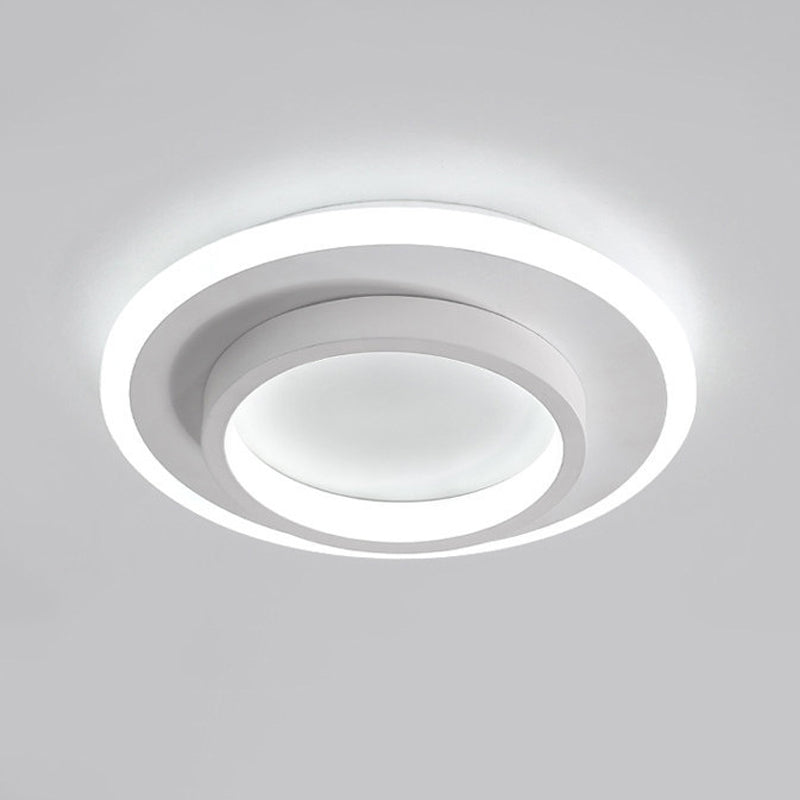 2 Light Ceiling Lighting Modern Style Metal Ceiling Light for Bedroom