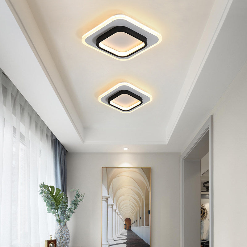 2 illuminazione a soffitto leggera Luce a soffitto in metallo moderno per camera da letto