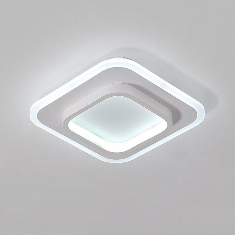 2 illuminazione a soffitto leggera Luce a soffitto in metallo moderno per camera da letto