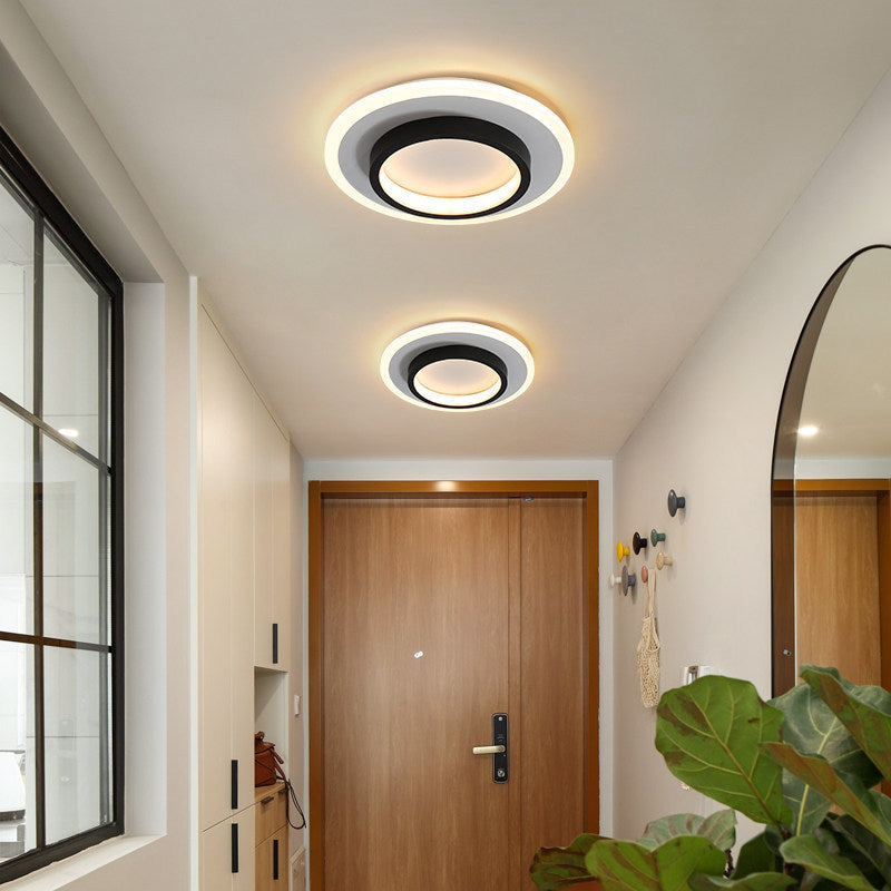 2 Light Ceiling Lighting Modern Style Metal Ceiling Light for Bedroom