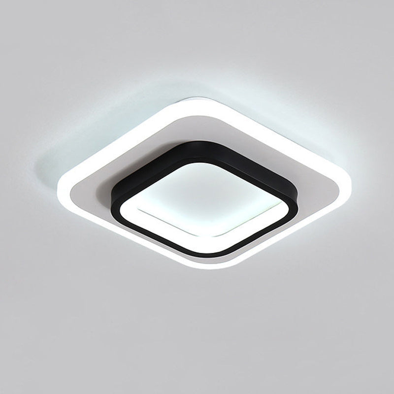 2 illuminazione a soffitto leggera Luce a soffitto in metallo moderno per camera da letto