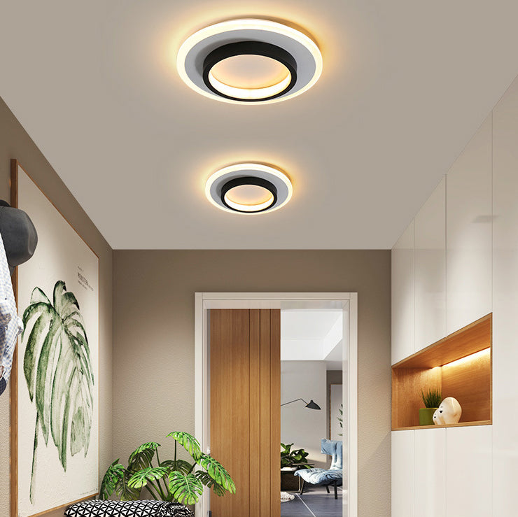 2 Light Ceiling Lighting Modern Style Metal Ceiling Light for Bedroom