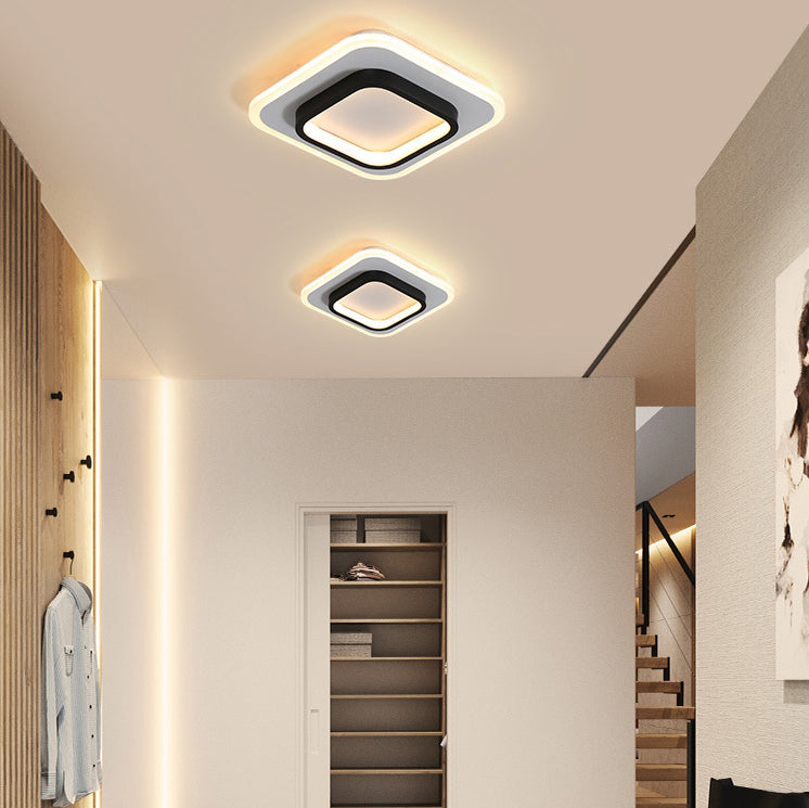 2 Light Ceiling Lighting Modern Style Metal Ceiling Light for Bedroom