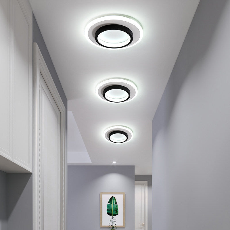 2 illuminazione a soffitto leggera Luce a soffitto in metallo moderno per camera da letto