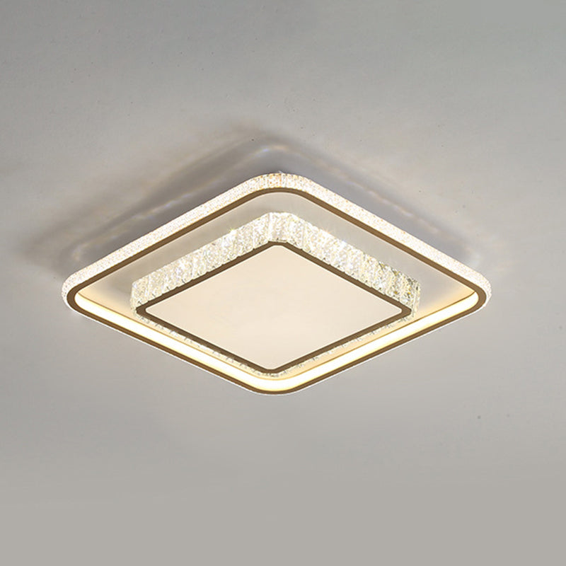 Metall Geometrische Flush Mount Lichter moderne Style 2 Leuchten Flush Mount Lampe