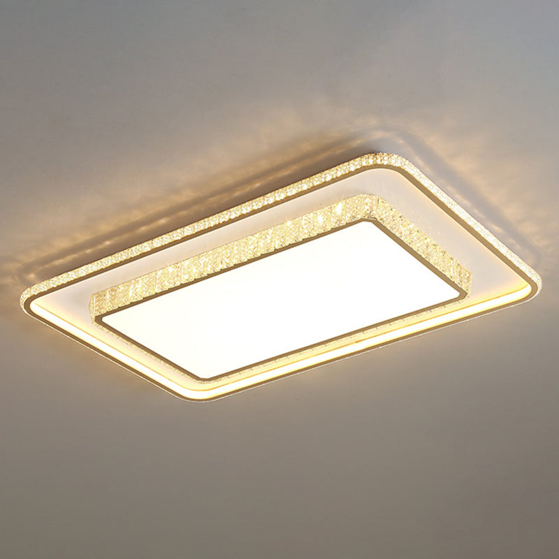 Luci di montaggio a filo geometrico in metallo Modern Stile moderno 2 Luci a sfioramento della lampada