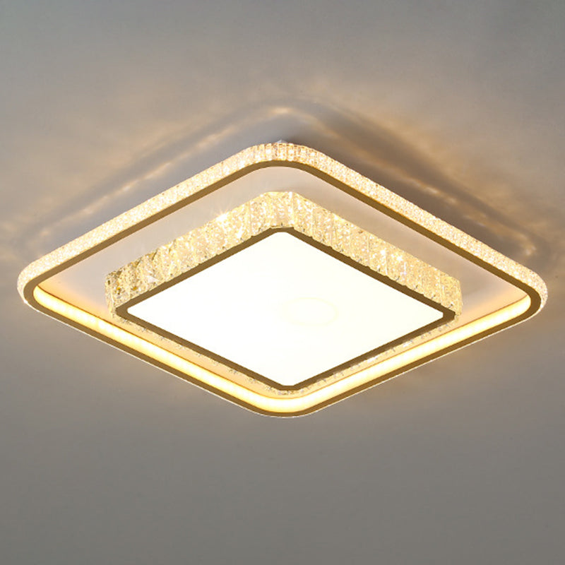 Metall Geometrische Flush Mount Lichter moderne Style 2 Leuchten Flush Mount Lampe