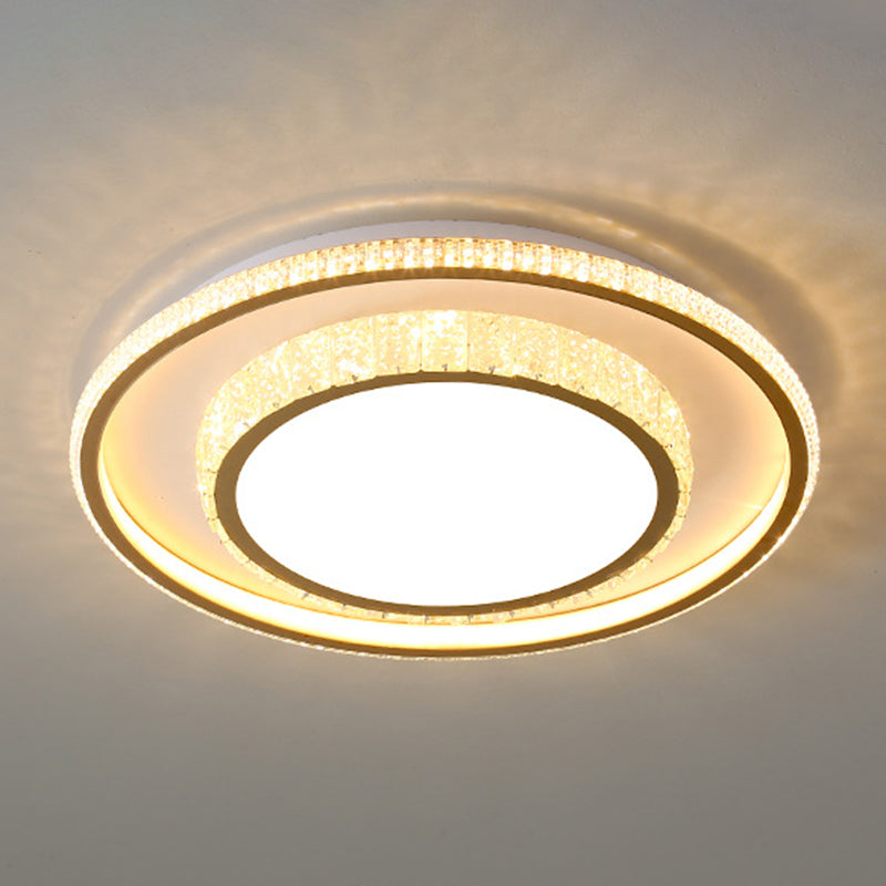 Luci di montaggio a filo geometrico in metallo Modern Stile moderno 2 Luci a sfioramento della lampada