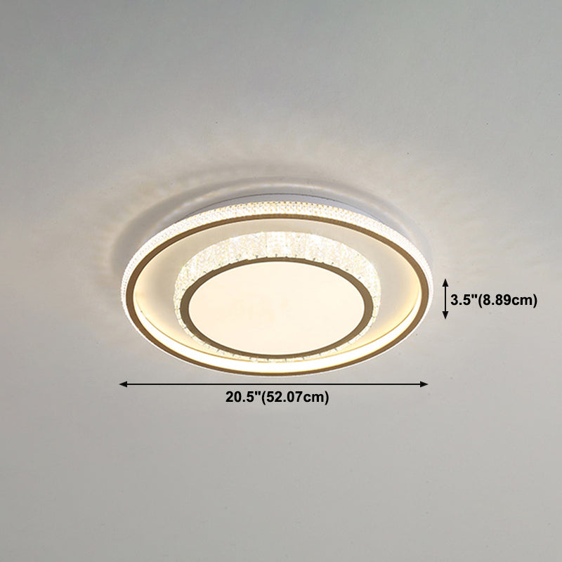 Luci di montaggio a filo geometrico in metallo Modern Stile moderno 2 Luci a sfioramento della lampada