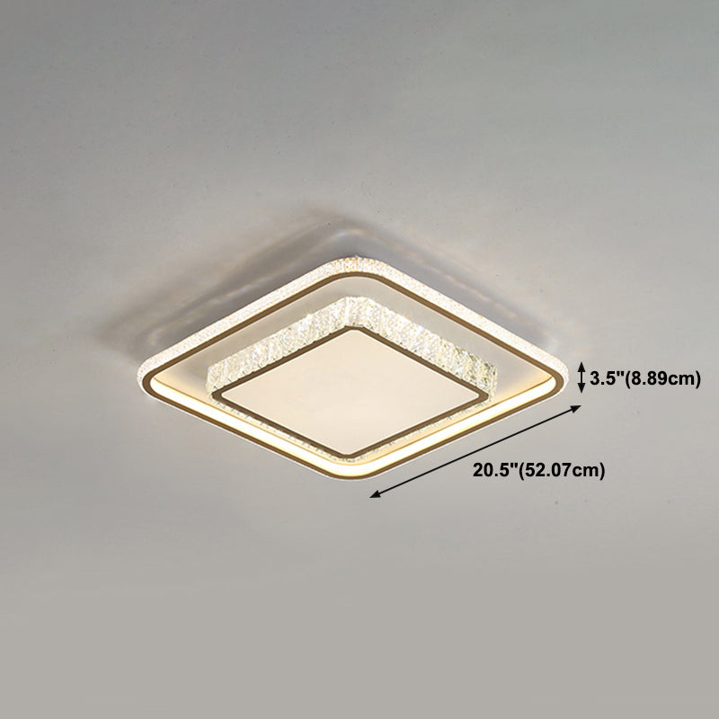 Luci di montaggio a filo geometrico in metallo Modern Stile moderno 2 Luci a sfioramento della lampada