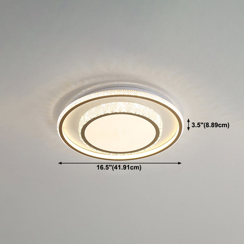 Luci di montaggio a filo geometrico in metallo Modern Stile moderno 2 Luci a sfioramento della lampada