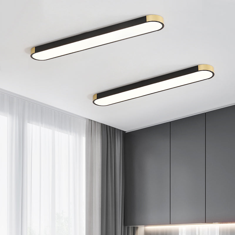 Minimalistische LED -plafondspoeling Mount Licht Geometrie Spoellamp met acrylschaduw voor kantoor