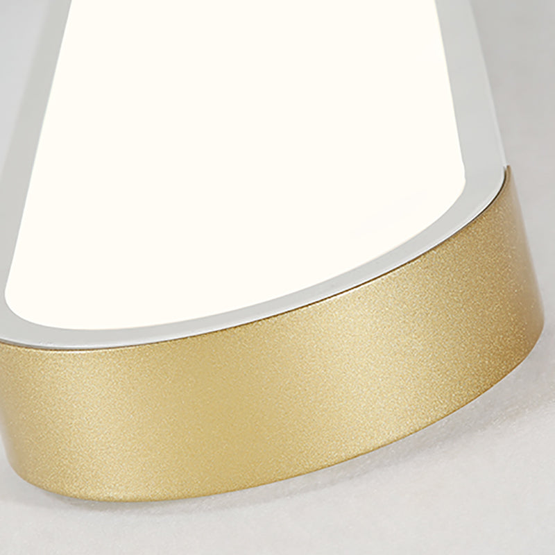 Minimalist LED Ceiling Flush Mount Light Geometry Flush Lamp with Acrylic Shade for Office